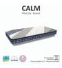 CALM Reversible 6 Inches Orthopedic Bonnell Spring Pillow Top With ISPT Technology Single Size Mattress