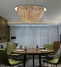 Calma Silver Stainless Steel Fusion Chandelier