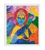 Calming Buddha  Handmade Acrylic Paint On Canvas Unframed