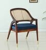 Calvary Sheesham Wood Arm Chair In Honey Oak Finish with Cane Mesh