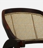 Calvary Sheesham Wood Arm Chair In Honey Oak Finish with Cane Mesh