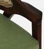 Calvary Sheesham Wood Arm Chair In Provincial Teak Finish with Cane Mesh