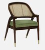 Calvary Sheesham Wood Arm Chair In Provincial Teak Finish with Cane Mesh
