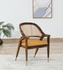 Calvary Sheesham Wood Arm Chair In Scratch Resistant Provincial Teak Finish with Cane Mesh
