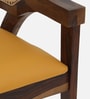 Calvary Sheesham Wood Arm Chair In Scratch Resistant Provincial Teak Finish with Cane Mesh