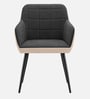 Calvessa Elegant Armchair In Dark Grey Colour