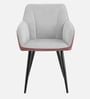 Calvessa Elegant Armchair In Light Grey Colour