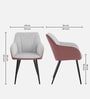 Calvessa Elegant Armchair In Light Grey Colour