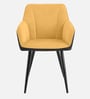 Calvessa Elegant Armchair In Yellow Colour