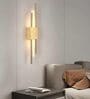 Calvin 500mm Vertical Wall Light Gold Body Metal & Acrylic Modern Decorative Wall Lamp for Living Room Bedroom