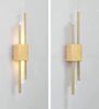 Calvin 500mm Vertical Wall Light Gold Body Metal & Acrylic Modern Decorative Wall Lamp for Living Room Bedroom