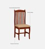 Calvo Sheesham Wood Dining Chair In Honey Oak Finish (Set Of 2)