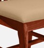 Calvo Sheesham Wood Dining Chair In Honey Oak Finish (Set Of 2)