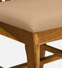 Calvo Sheesham Wood Dining Chair In Rustic Teak Finish (Set Of 2)