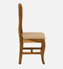Calvo Sheesham Wood Dining Chair In Rustic Teak Finish (Set Of 2)