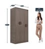 Calypso 3 Door Wardrobe in Spiced Acacia Finish