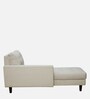 Camarillo Fabric Chaise Lounger in Beige Colour