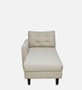 Camarillo Fabric Chaise Lounger in Beige Colour