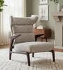 Camaro Fabric Arm Chair In Grey Colour