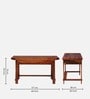 Cambria Sheesham Wood Writing Table In Honey Oak Finish