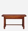 Cambria Sheesham Wood Writing Table In Honey Oak Finish