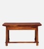 Cambria Sheesham Wood Writing Table In Honey Oak Finish