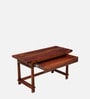 Cambria Sheesham Wood Writing Table In Honey Oak Finish