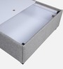 Ampara Single Bed In Grey Finish With Box Storage