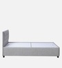 Ampara Single Bed In Grey Finish With Box Storage
