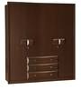 Cambry 4 Door Wardrobe With Drawer in Walnut Finish