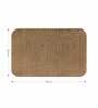Camel Absorbent and Quick-Dry Polyester Bath Mats 30x45 cm
