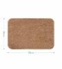 Camel Absorbent and Quick-Dry Polyester Bath Mats 38x58 cm