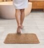 Camel Absorbent and Quick-Dry Polyester Bath Mats 38x58 cm