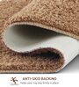 Camel Absorbent and Quick-Dry Polyester Bath Mats 38x58 cm