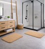 Camel Absorbent and Quick-Dry Polyester Bath Mats 50x70 cm