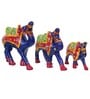 Camel Blue Plastic (Set of 3) Animal Figurines
