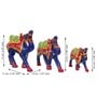 Camel Blue Plastic (Set of 3) Animal Figurines