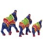 Camel Blue Plastic (Set of 3) Animal Figurines