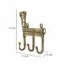 Camel Design Golden Brass Keys Wall Hook
