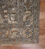 Brown Persian Viscose 5 ft x 7 ft Hand Tufted Carpet