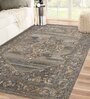Brown Persian Viscose 5 ft x 7 ft Hand Tufted Carpet