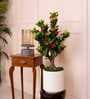 Camellia Rose Artificial Plant (Red & Green)