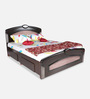 Camelot King Size Bed with Storage in Dark Brown Colour