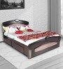Camelot King Size Bed with Storage in Dark Brown Colour