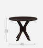 Camelot Sheesham Wood 4 Seater Dining Set In Scratch Resistant Provincial Teak Finish
