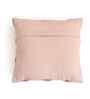 Cameo Pink 100% Cotton 16X16 Inches Knitted Cushion Cover With Filler