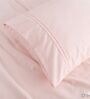 Cameo Rose 400TC  Solid Embroidery Superking Bedsheet with 2 Pillow Covers
