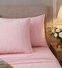 Cameo Rose 400TC  Solid Embroidery Superking Bedsheet with 2 Pillow Covers