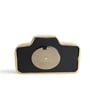 Silver Camerio Table Clock