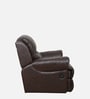 Cami Leatherette 1 Seater Motorized Recliner in Dark Chocolate Brown Colour